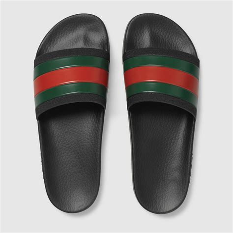 gucci slides pre owned